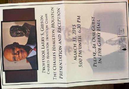 NCCU Houston Chair invitation